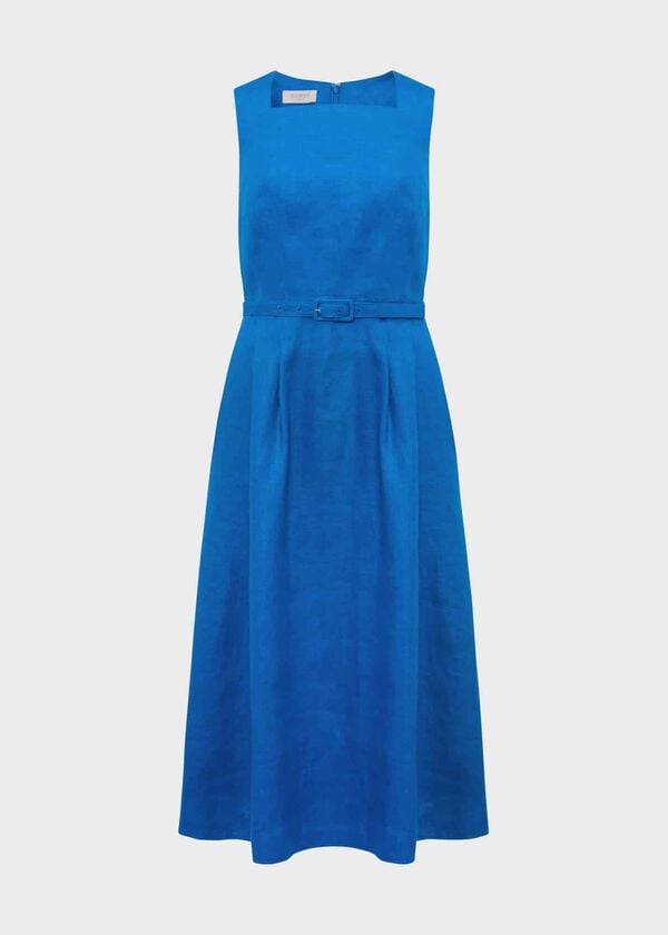 Hobbs Petite Jaida Dress Imperial Blue