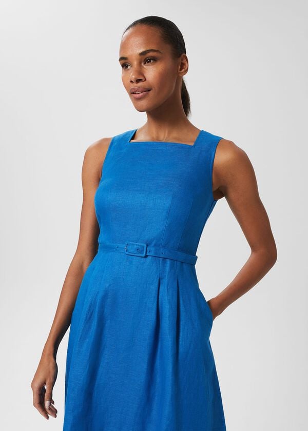 Hobbs Petite Jaida Dress Imperial Blue