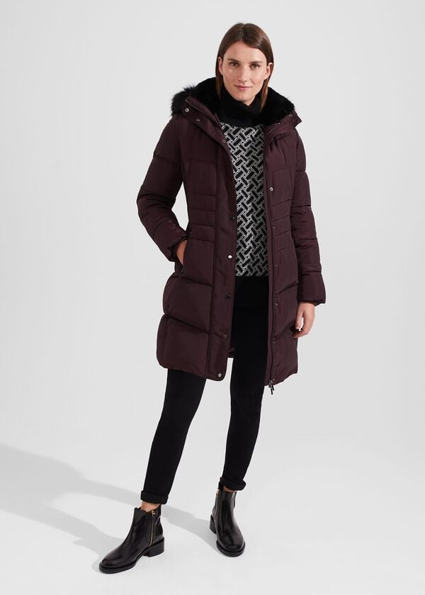 hobbs Petite Jaymie Puffer Wine