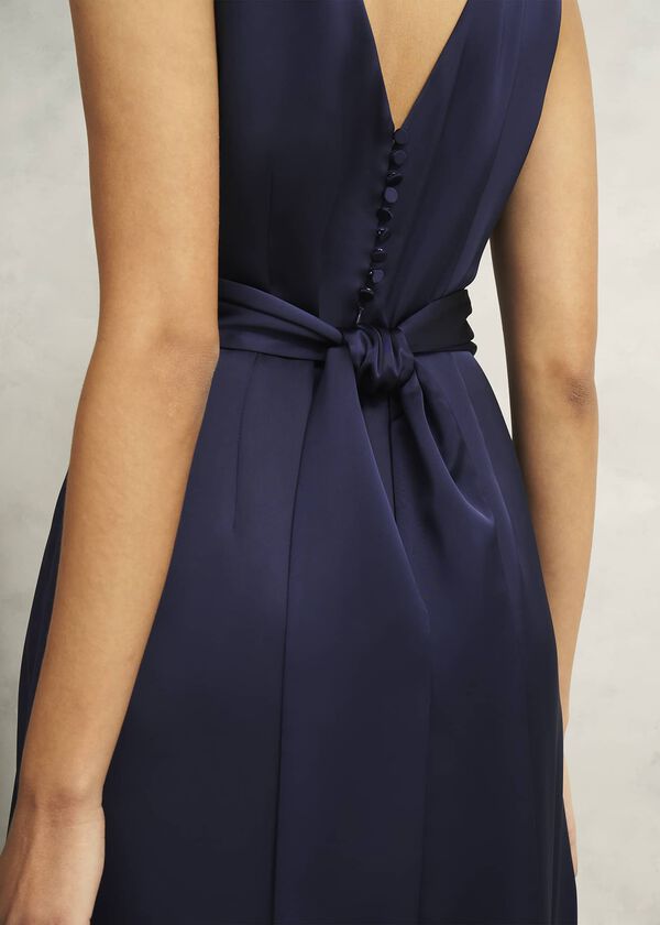 Hobbs Petite Jemma Dress Midnight Navy