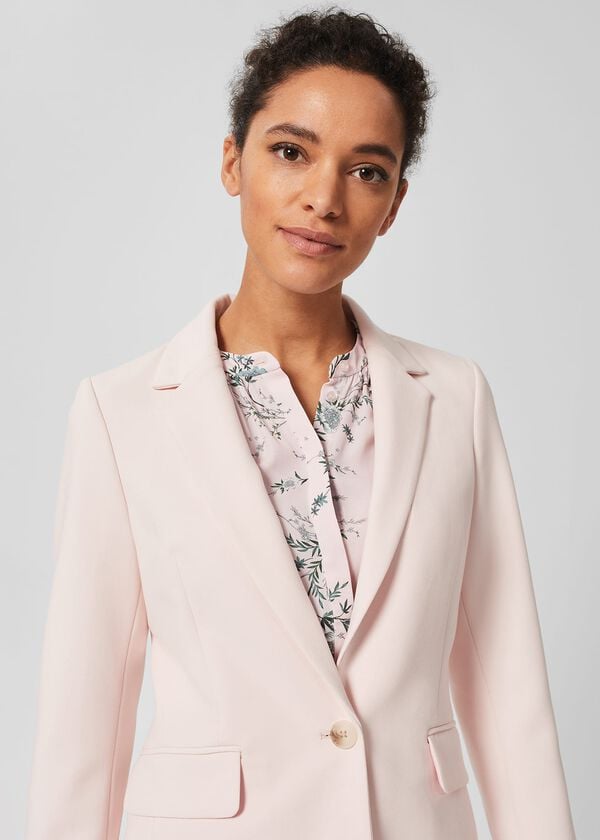 Hobbs Petite Kaia Jacket Pale Pink