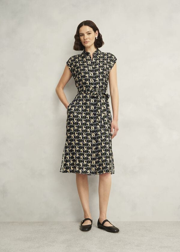 hobbs Petite Kalinda Shirt Dress Multi