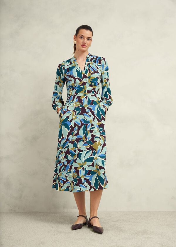 hobbs Petite Lea Dress Multi