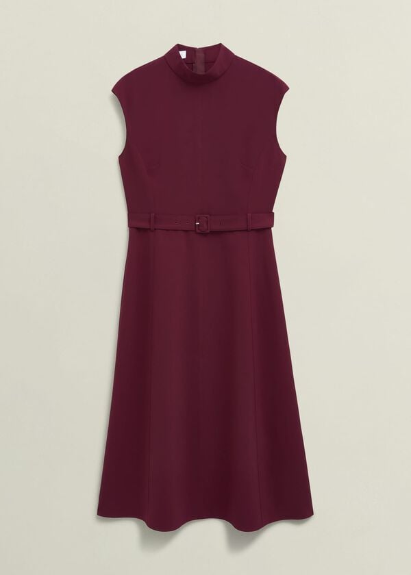 Hobbs Petite Leslie Dress Beryl Red