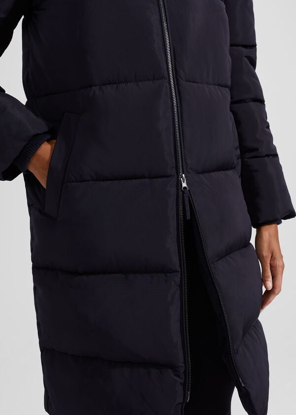 Hobbs Petite Maeve Puffer Navy