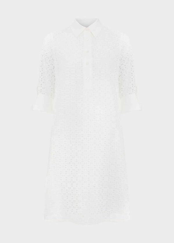 Hobbs Petite Marciella Dress White