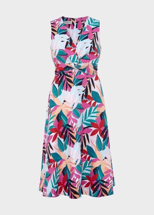Hobbs Petite Mariella Dress Multi