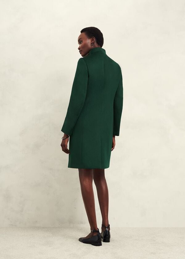 Hobbs Petite Marissa Wool Coat Bay Green