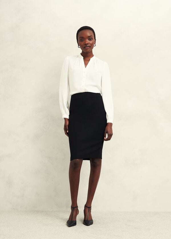 hobbs Petite Maya Skirt Black