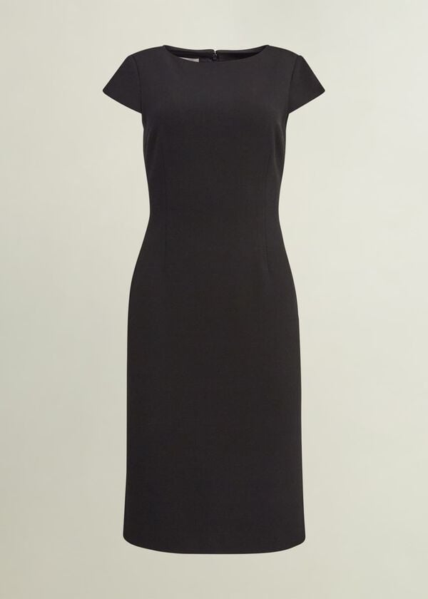 Hobbs Petite Mia Dress Black