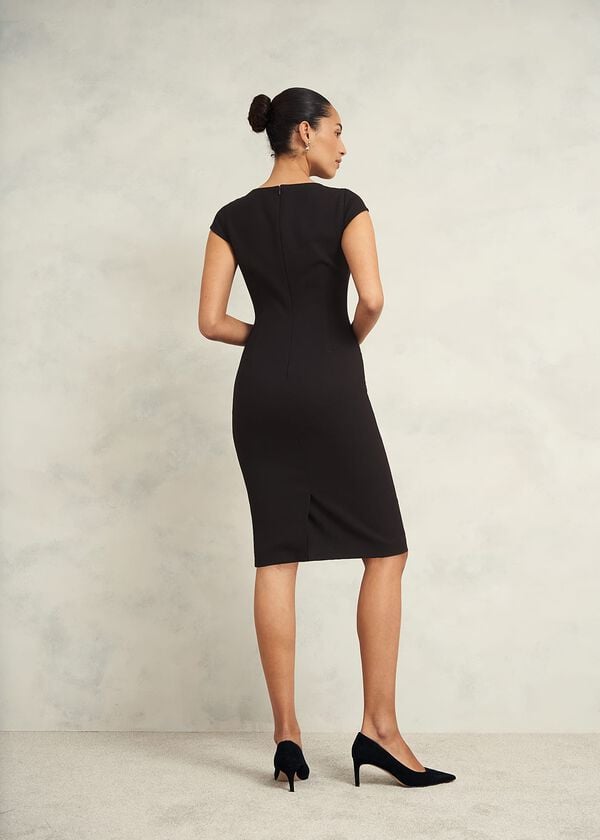 Hobbs Petite Mia Dress Black