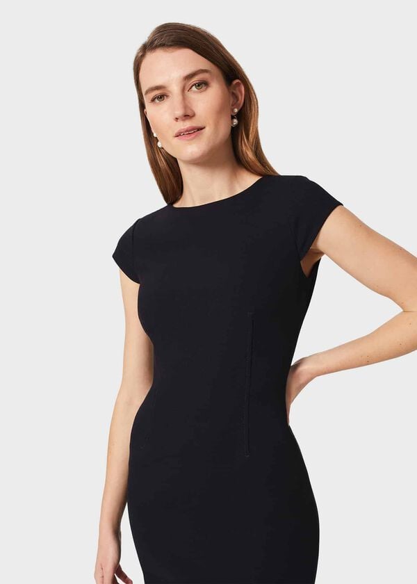 Hobbs Petite Mia Dress Navy