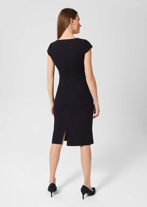 Hobbs Petite Mia Dress Navy