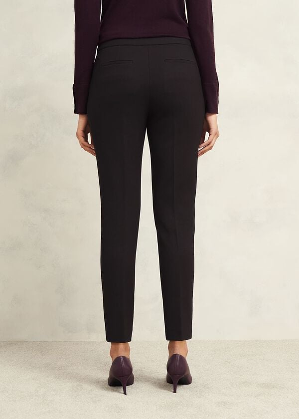 Hobbs Petite Mia Slim Trousers Black