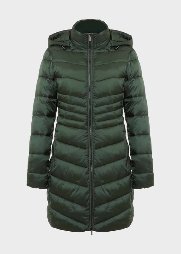 Hobbs Petite Nessie Puffer Rich Sage Green