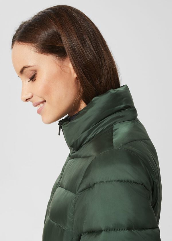 Hobbs Petite Nessie Puffer Rich Sage Green