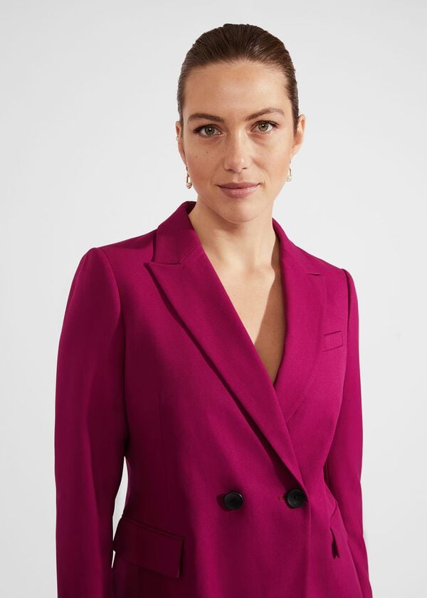 Hobbs Petite Nola Jacket Bramble Purple