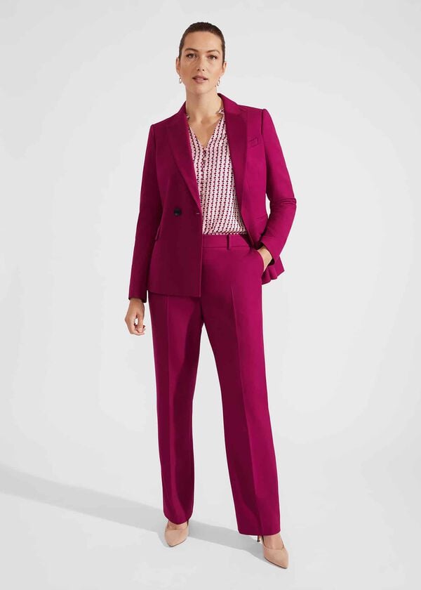 hobbs Petite Nola Jacket Bramble Purple