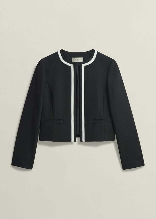 Hobbs Petite Nory Jacket Black Ivory