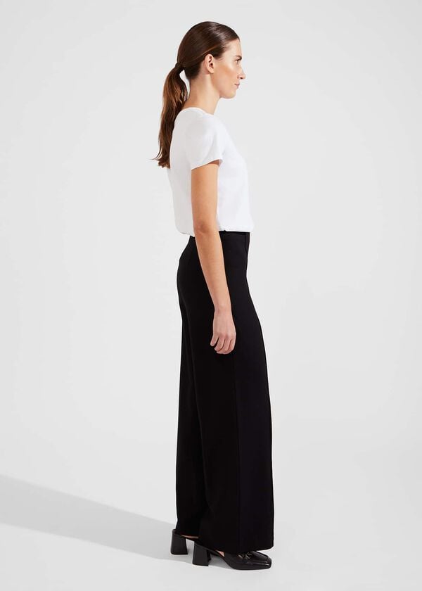 Hobbs Petite Prim Trousers Black