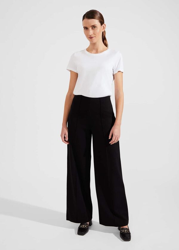 hobbs Petite Prim Trousers Black