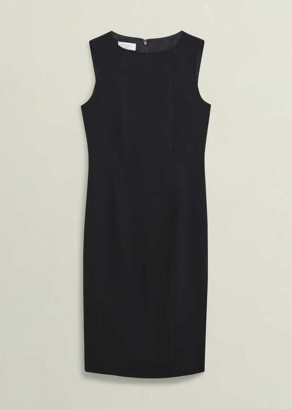 Hobbs Petite Rae Sleeveless Dress Black