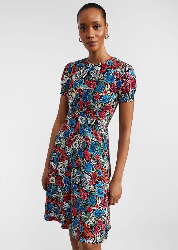 hobbs Petite Rima Dress Multi