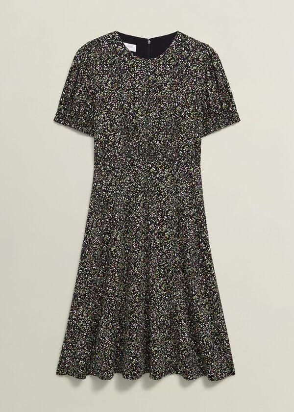 Hobbs Petite Rima Jersey Dress Multi