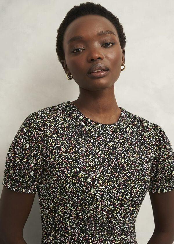 Hobbs Petite Rima Jersey Dress Multi