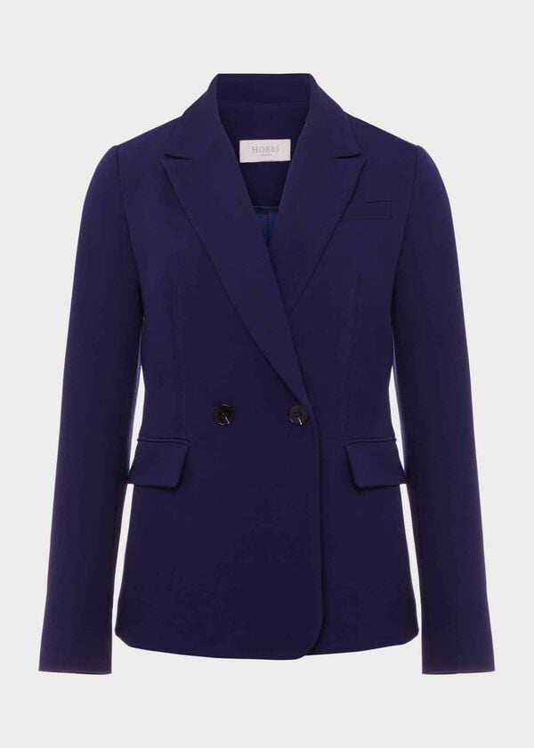 Hobbs Petite Romy Jacket Rich Navy Blue