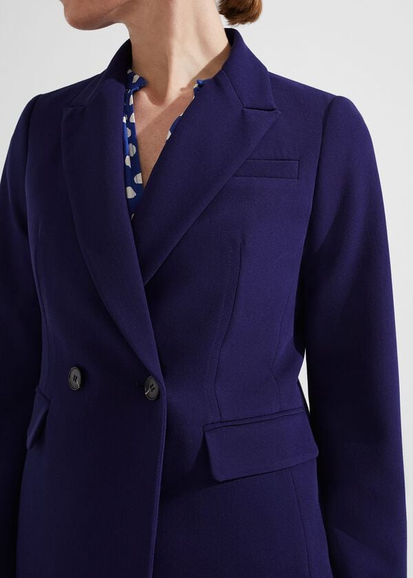 Hobbs Petite Romy Jacket Rich Navy Blue