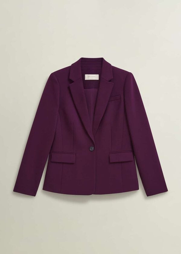 Hobbs Petite Sami Jacket Warm Plum