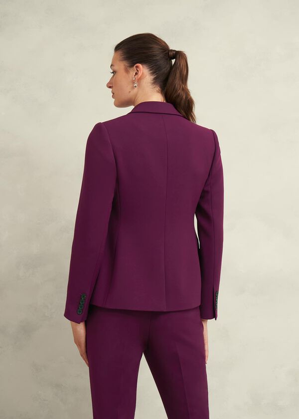 Hobbs Petite Sami Jacket Warm Plum