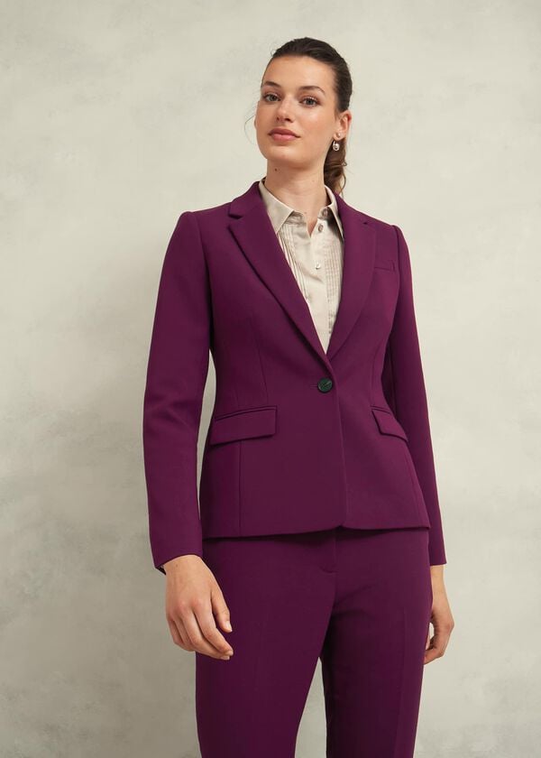 hobbs Petite Sami Jacket Warm Plum
