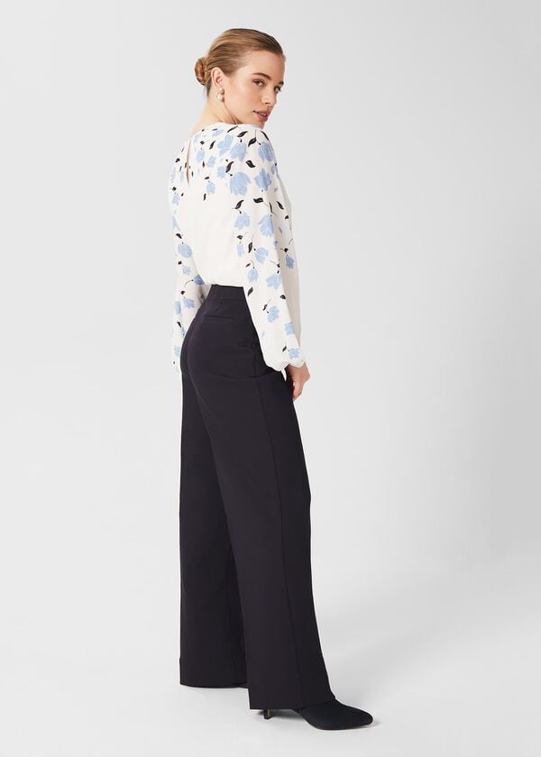 Hobbs Petite Samina Trouser Navy