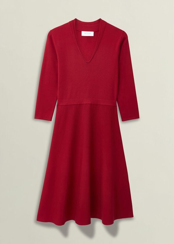Hobbs Petite Scarlett Dress Pomegranate Red