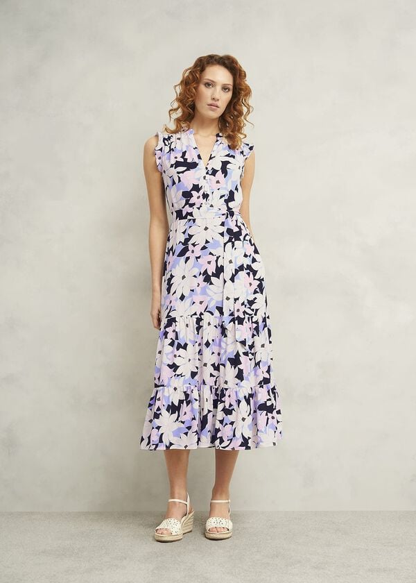 hobbs Petite Shauna Dress Multi