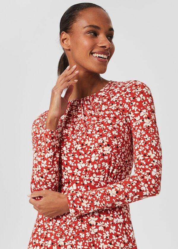 Hobbs Petite Sian Dress Sienna Multi