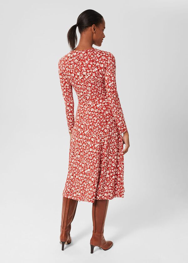 Hobbs Petite Sian Dress Sienna Multi