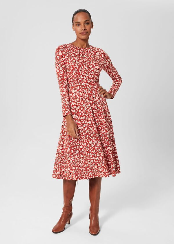 hobbs Petite Sian Dress Sienna Multi