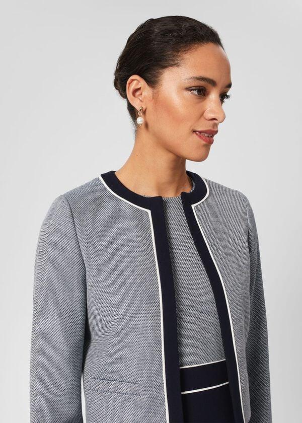 Hobbs Petite Steph Jacket Navy Multi