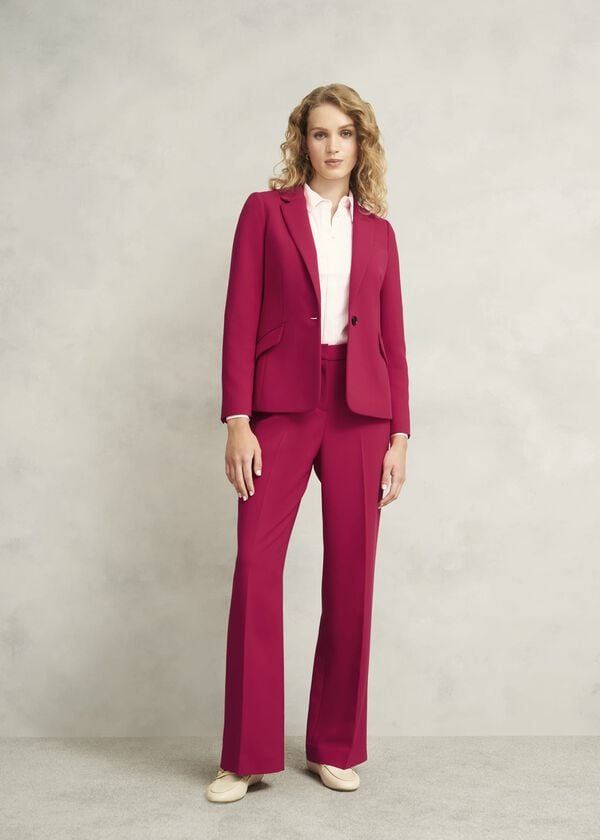 hobbs Petite Suki Jacket Hot Magenta