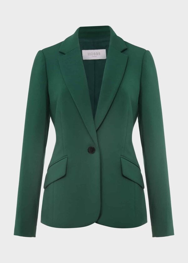Hobbs Petite Suki Jacket Rich Sage Green
