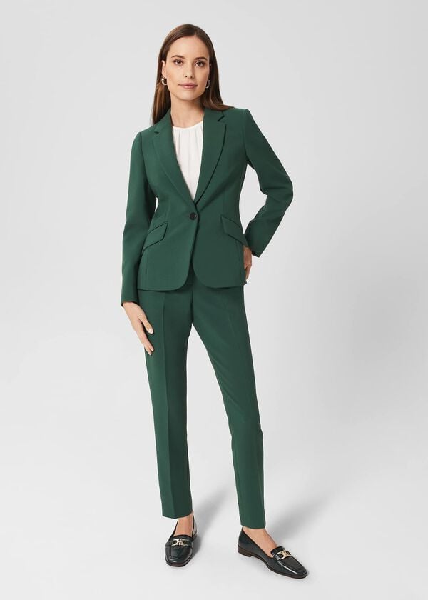 Hobbs Petite Suki Jacket Rich Sage Green