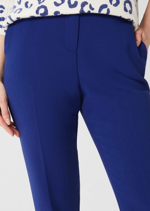 Hobbs Petite Suki Slim Trousers Cobalt Blue