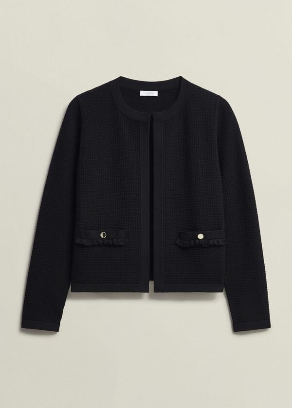 Hobbs Petra Knitted Jacket Black