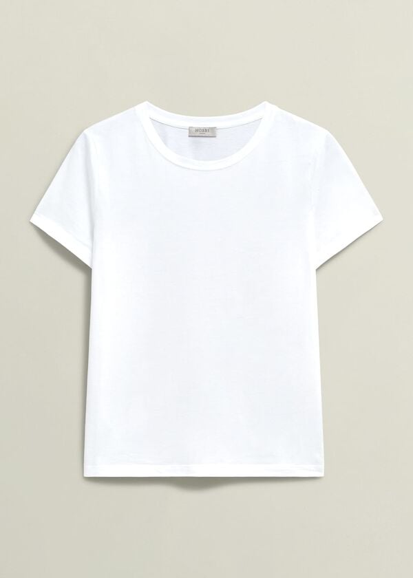 Hobbs Pixie Cotton T-Shirt White