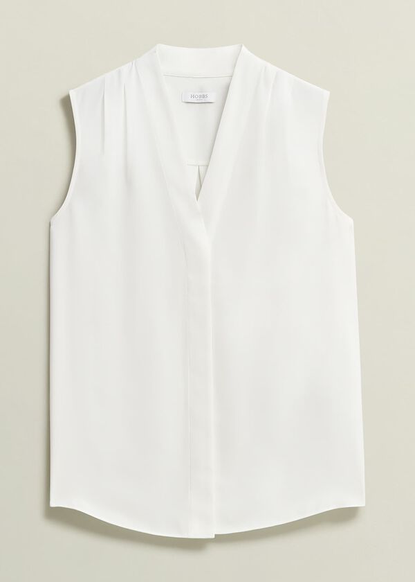 Hobbs Poppy Blouse Ivory