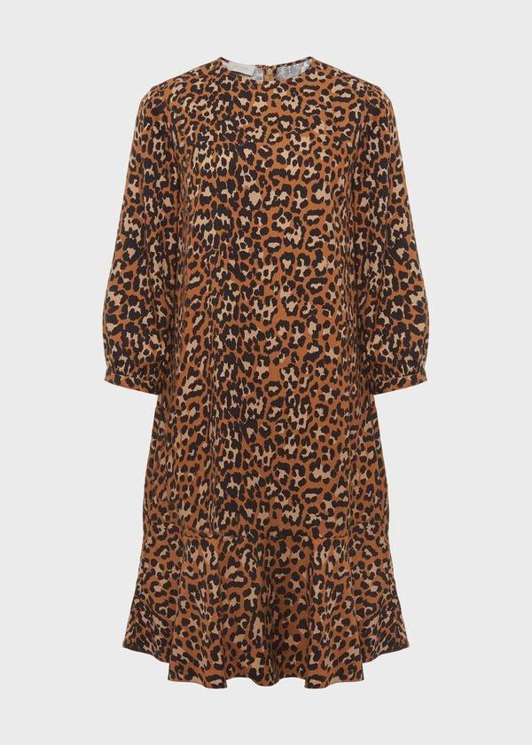 Hobbs Prim Tunic Dress Black Vicuna