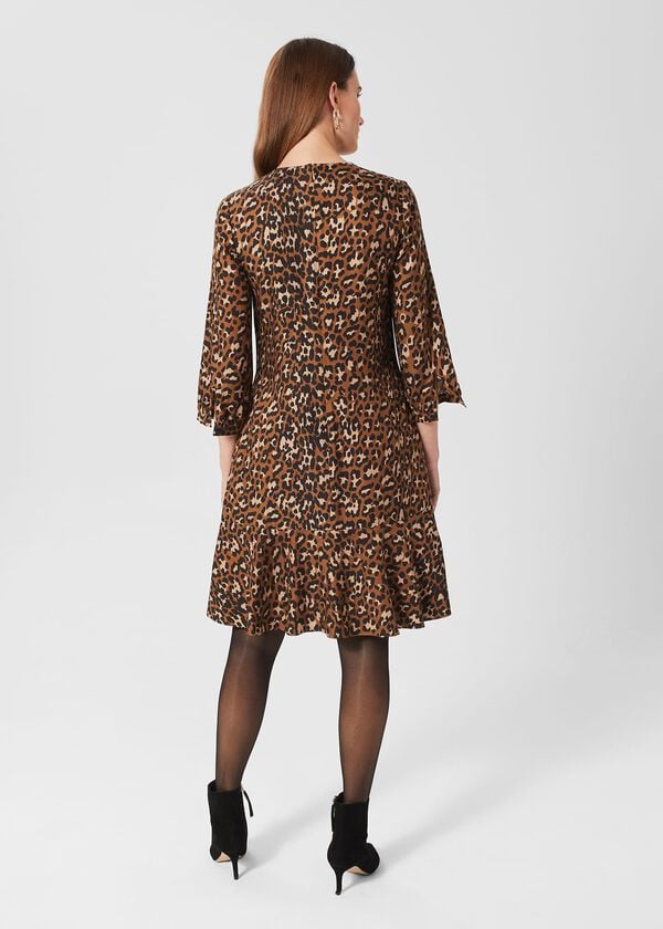 Hobbs Prim Tunic Dress Black Vicuna